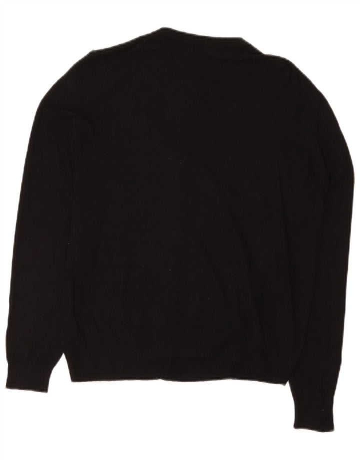 Marks & Spencer Womens Cardigan Sweater UK 14 Large  Black Viscose