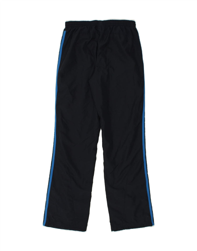 ADIDAS Boys Tracksuit Trousers 13-14 Years Navy Blue Polyester | Vintage Adidas | Thrift | Second-Hand Adidas | Used Clothing | Messina Hembry 