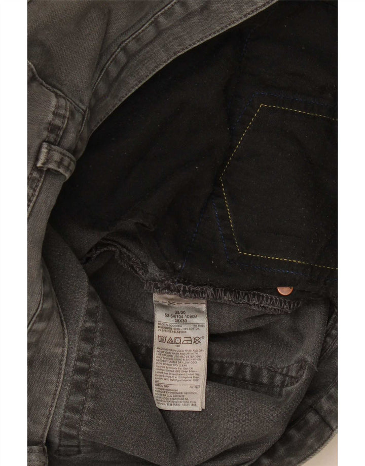 Gap Mens Straight Jeans W38 L30 Grey Cotton