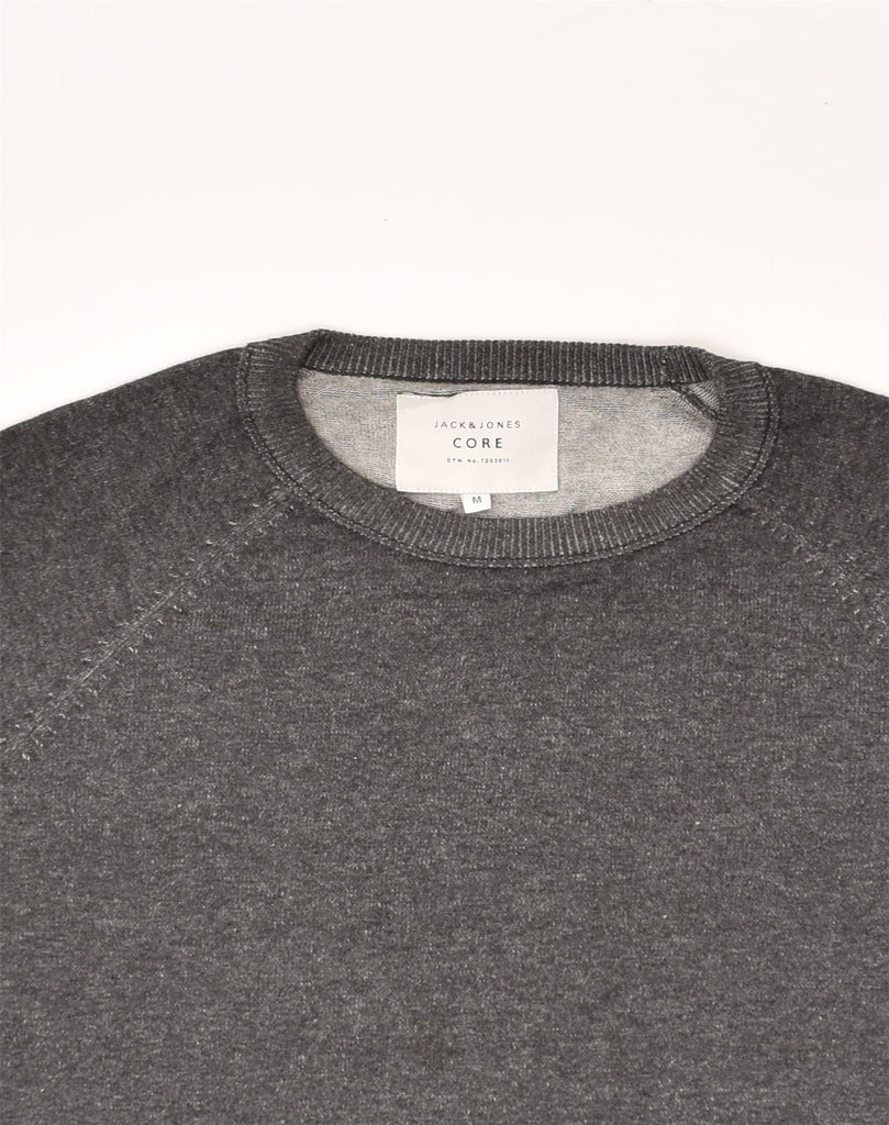 JACK & JONES Mens Sweatshirt Jumper Medium Grey Cotton | Vintage Jack & Jones | Thrift | Second-Hand Jack & Jones | Used Clothing | Messina Hembry 