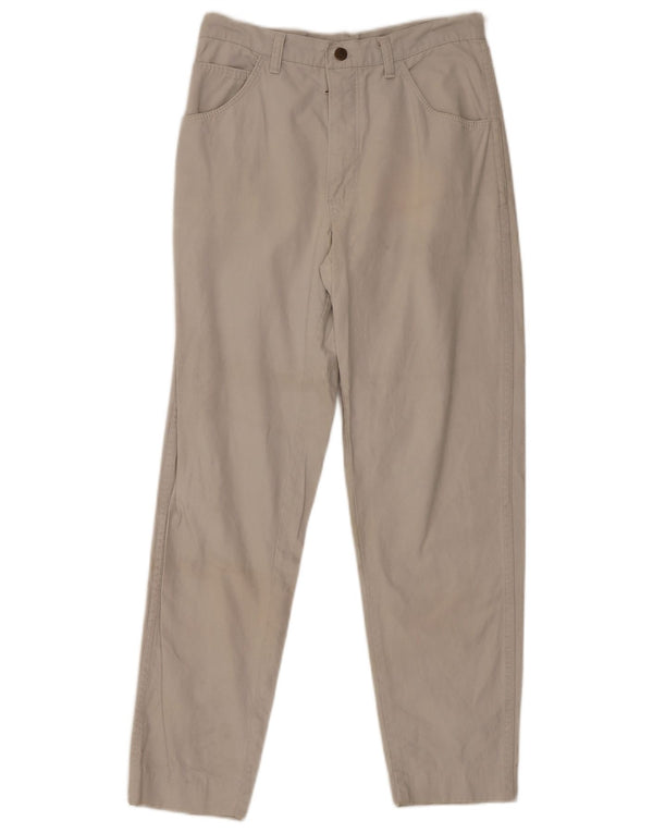 Wrangler Mens Tapered Casual Trousers W31 L30 Grey Cotton