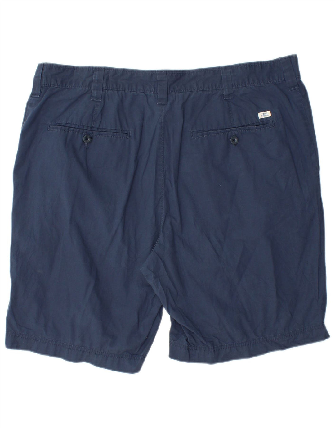 IZOD Mens Salt Water Chino Shorts W40 XL Navy Blue Cotton