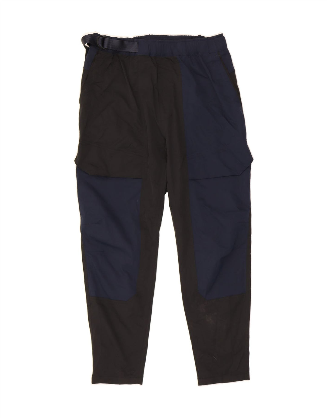 NIKE Mens Tapered Cargo Trousers Medium W32 L27 Black Colourblock