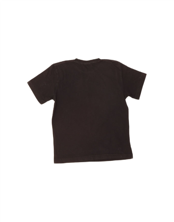 CHAMPION Boys Graphic T-Shirt Top 9-10 Years Medium Black