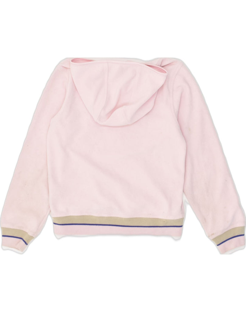 ADIDAS Girls Graphic Hoodie Jumper UK 30/32 13-14 Years Pink Polyester | Vintage Adidas | Thrift | Second-Hand Adidas | Used Clothing | Messina Hembry 