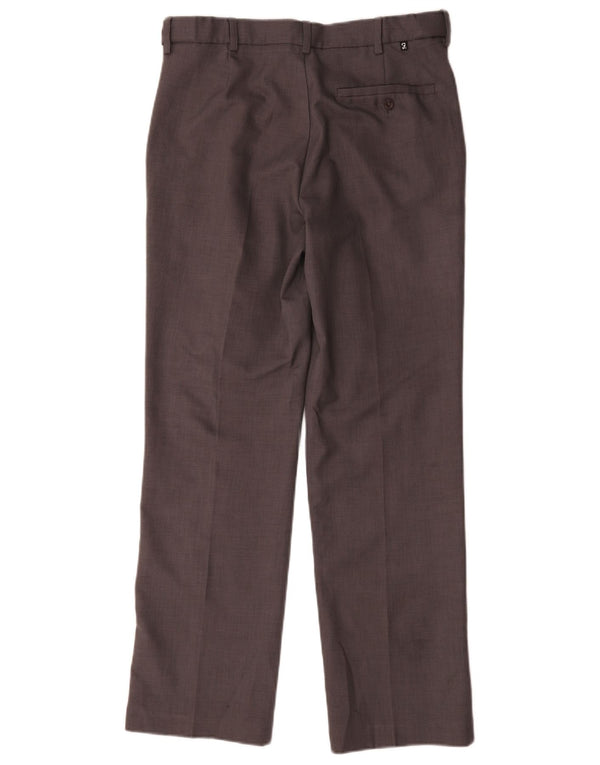 Farah Mens Straight Chino Trousers W32 L31 Grey Polyester
