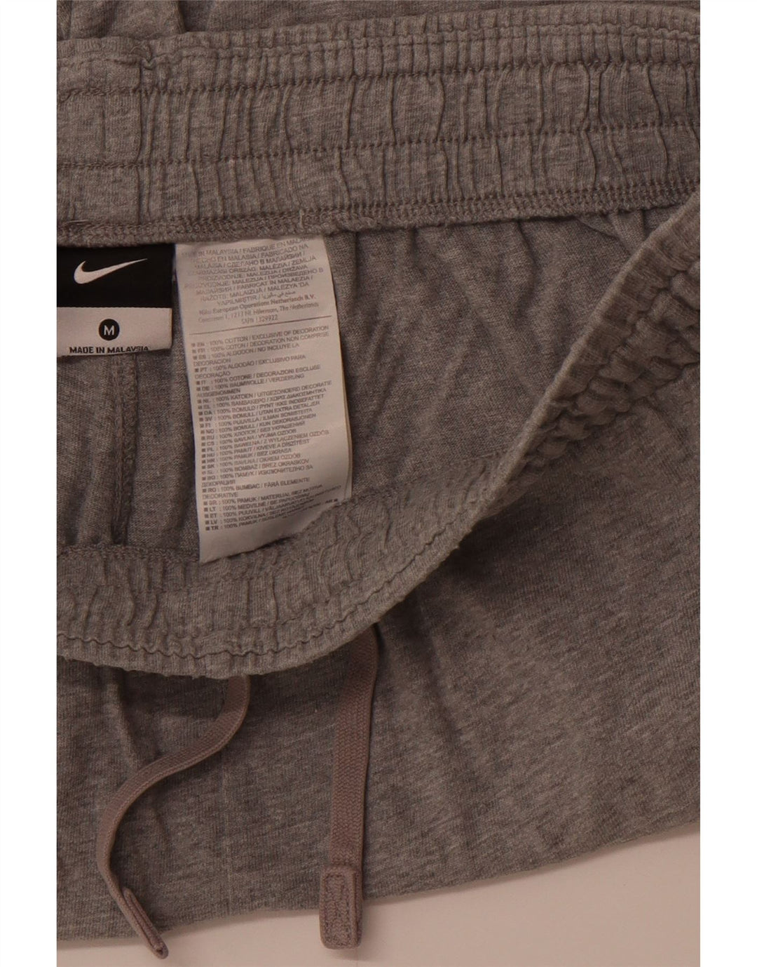NIKE Mens Sport Shorts Medium Grey Cotton