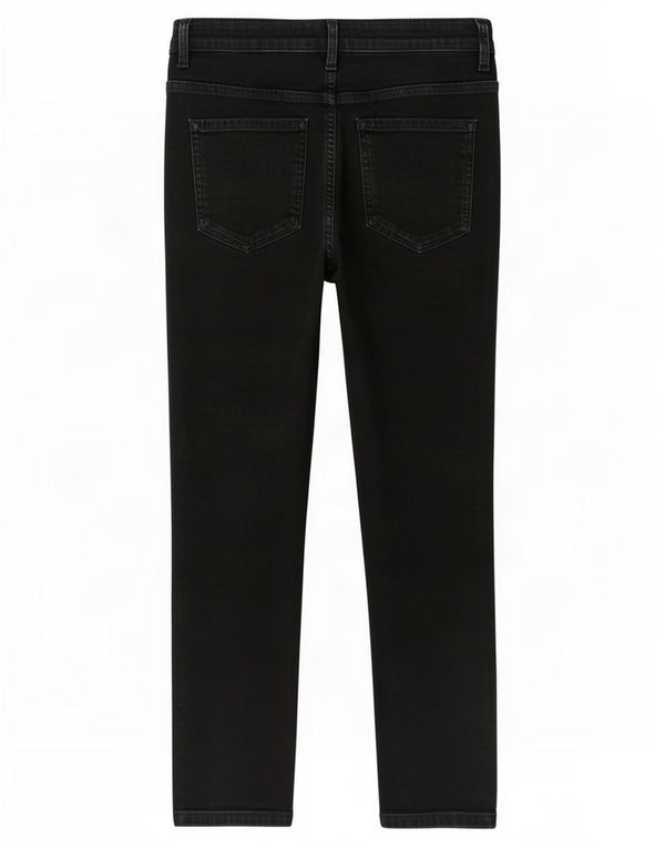 Marks & Spencer Womens Slim Jeans UK 12 Medium W30 L26 Black Cotton