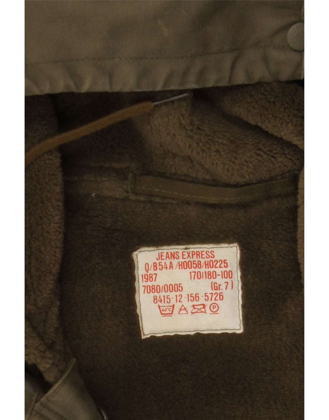 VINTAGE Mens Military Hooded Parka Jacket UK 40 Large Green