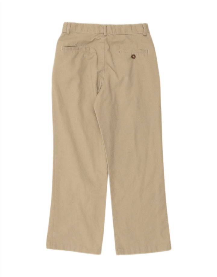 DOCKERS Boys Straight Chino Trousers 9-10 Years W24 L23 Beige Polyester Vintage Dockers and Second-Hand Dockers from Messina Hembry 
