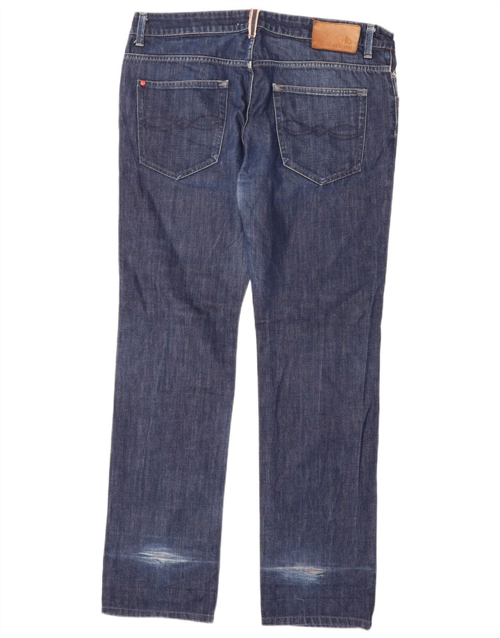 Americanino Mens Straight Jeans W38 L34 Blue Cotton
