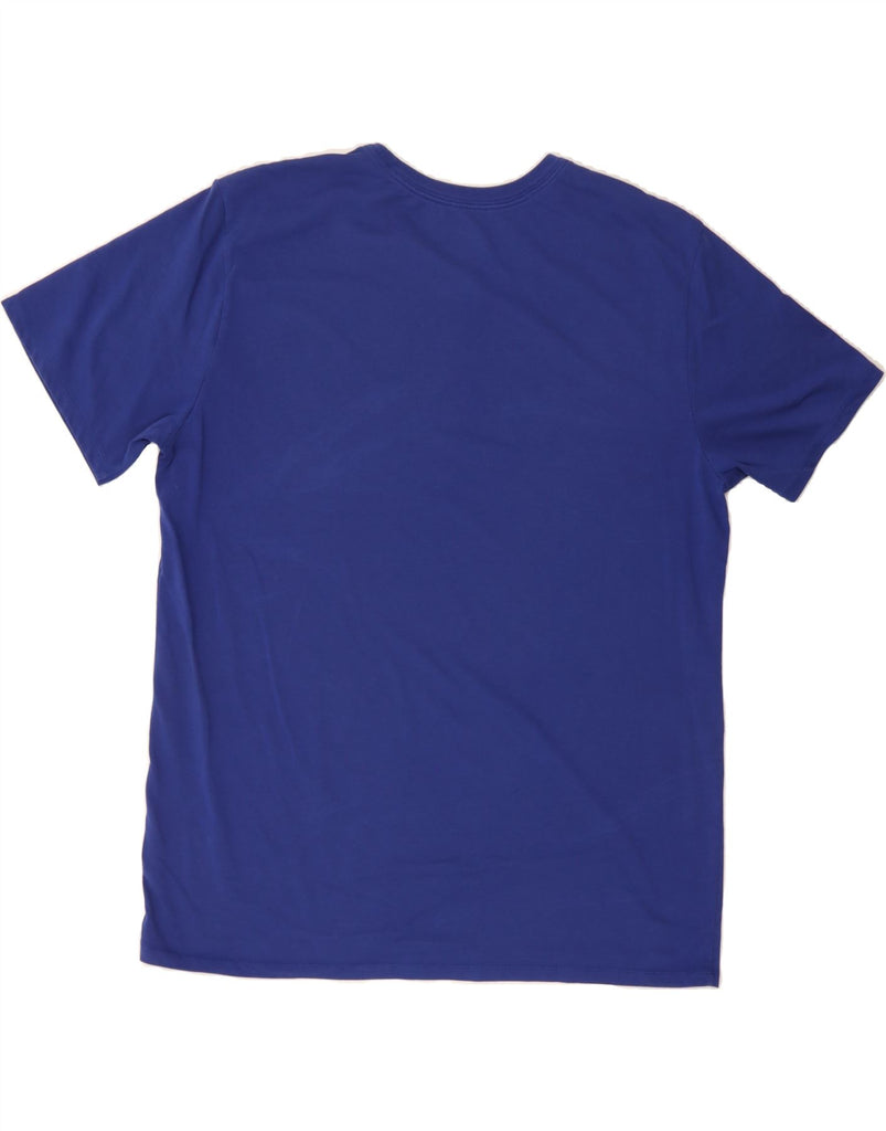 NIKE Mens Dri Fit Graphic T-Shirt Top XL Blue Vintage Nike and Second-Hand Nike from Messina Hembry 