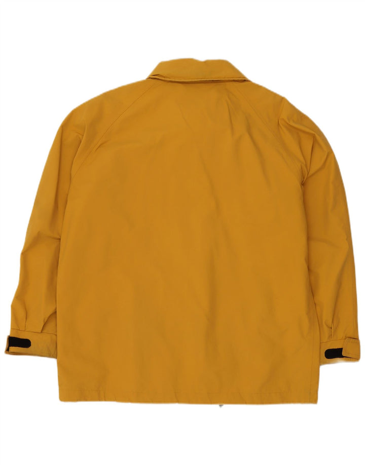 AESSE Womens Oversized Rain Jacket IT 46 Large Yellow Nylon