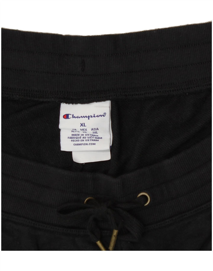 CHAMPION Womens Sport Shorts UK 18 XL  Black Vintage Champion and Second-Hand Champion from Messina Hembry 