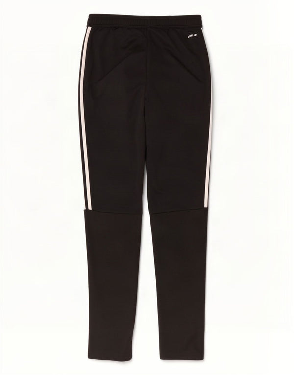 Adidas Mens Aeroready Tracksuit Trousers Small Black Polyester