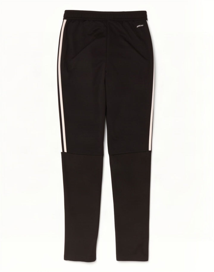 Adidas Mens Aeroready Tracksuit Trousers Small Black Polyester