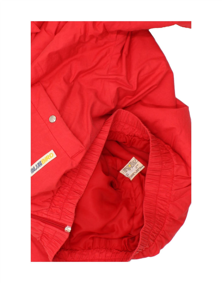 VINTAGE Womens Windbreaker Jacket EU 44 XL Red Cotton Vintage Vintage and Second-Hand Vintage from Messina Hembry 