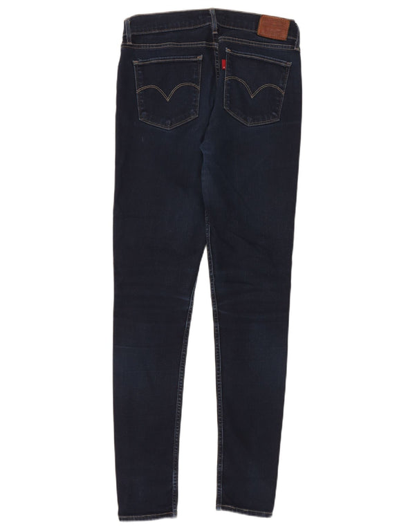Levi's Womens 710 Super Skinny Jeans W29 L30 Navy Blue Cotton