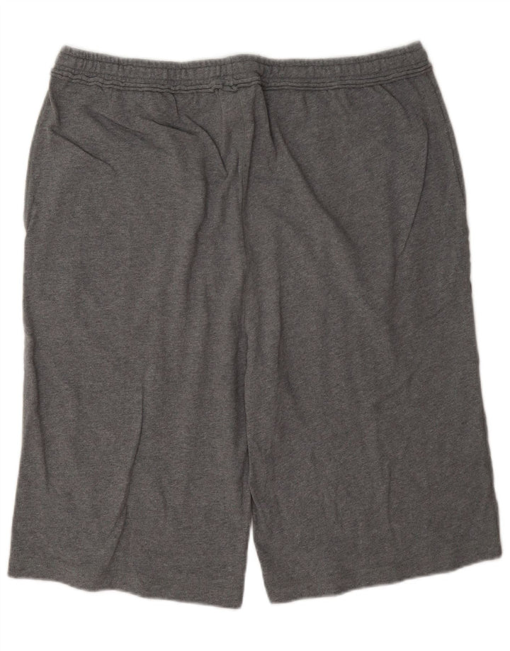 Arena Mens Sport Shorts 2XL Grey Cotton