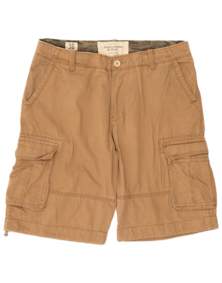 Abercrombie & Fitch Mens Cargo Shorts W36 Large  Beige