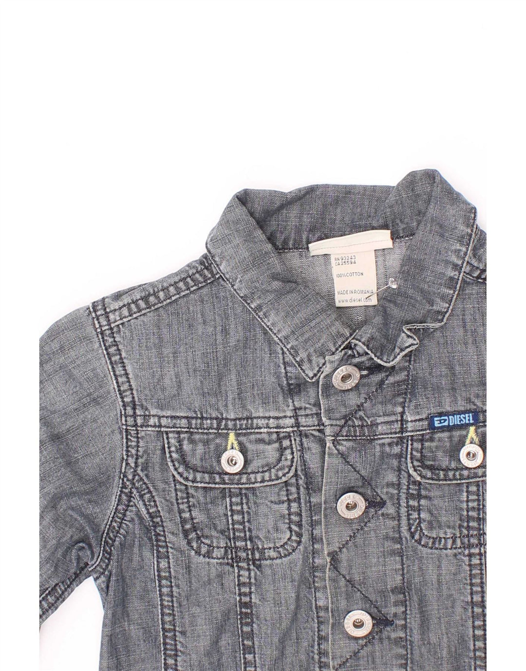 Diesel Boys Denim Jacket 2-3 Years Blue Cotton