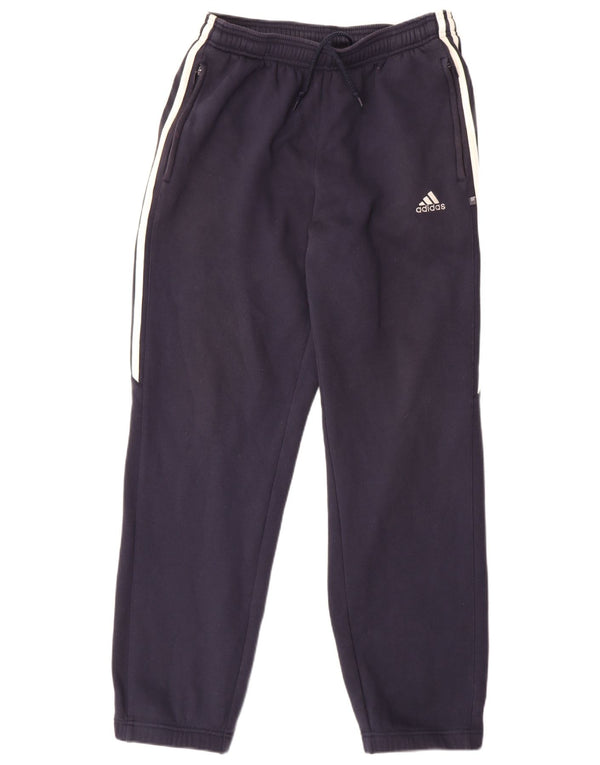 Adidas Mens Tracksuit Trousers Joggers Medium Navy Blue Cotton Sports