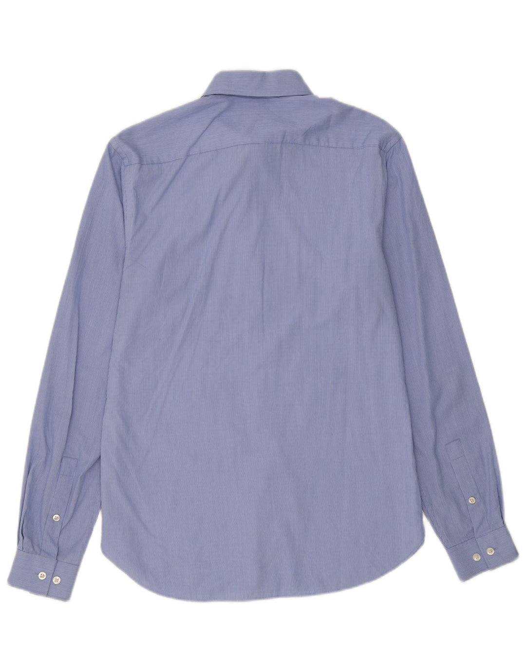 MICHAEL KORS Mens Slim Fit Shirt Size 15 1/2 Medium Blue Check Viscose