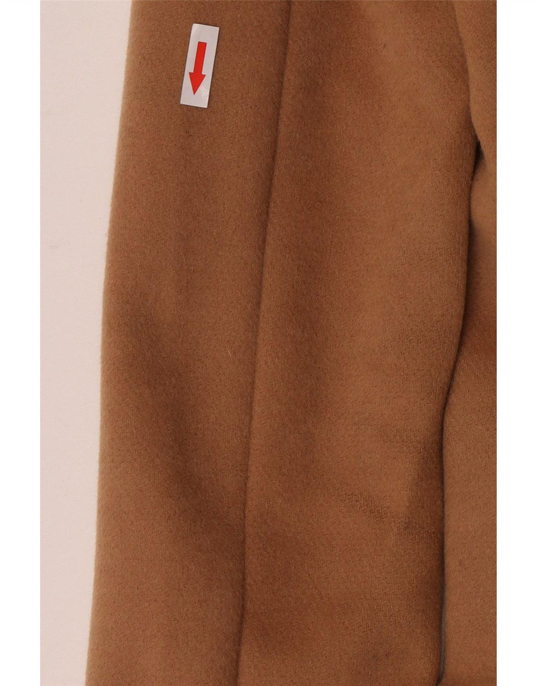 Zara Womens Overcoat UK 6 XS Beige Wool