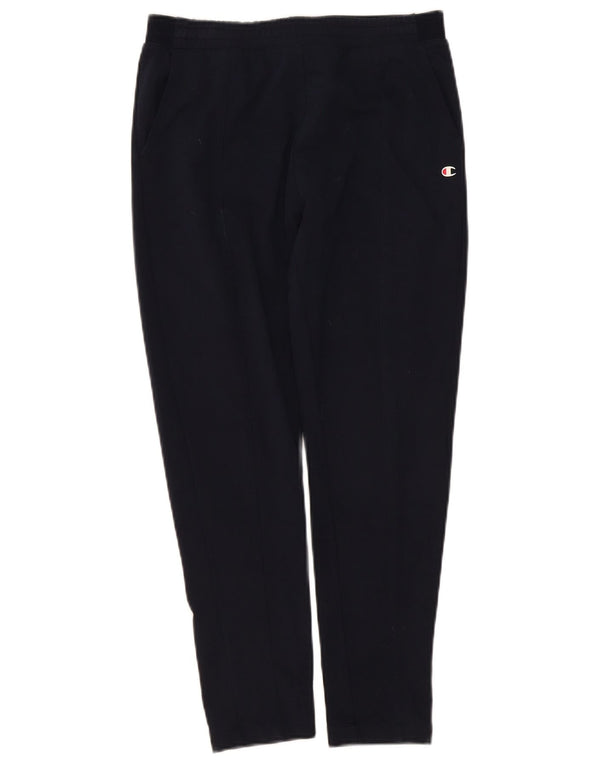 Champion Womens Tracksuit Trousers UK 12 Medium Navy Blue