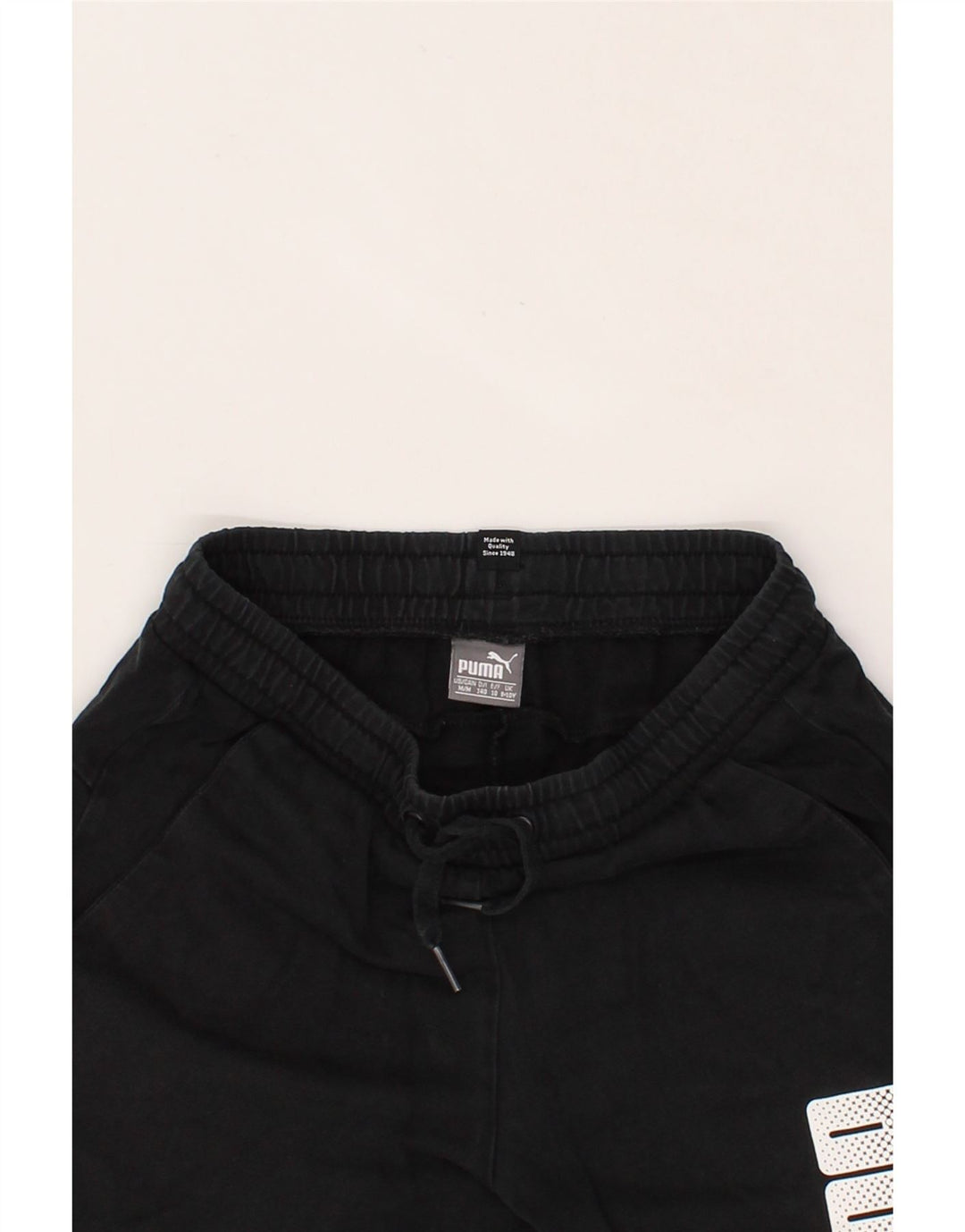 PUMA Boys Graphic Sport Shorts 9-10 Years Medium  Black Cotton Vintage Puma and Second-Hand Puma from Messina Hembry 