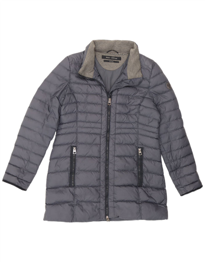 Marc O'Polo Womens Padded Coat IT 42 Medium Grey Polyamide