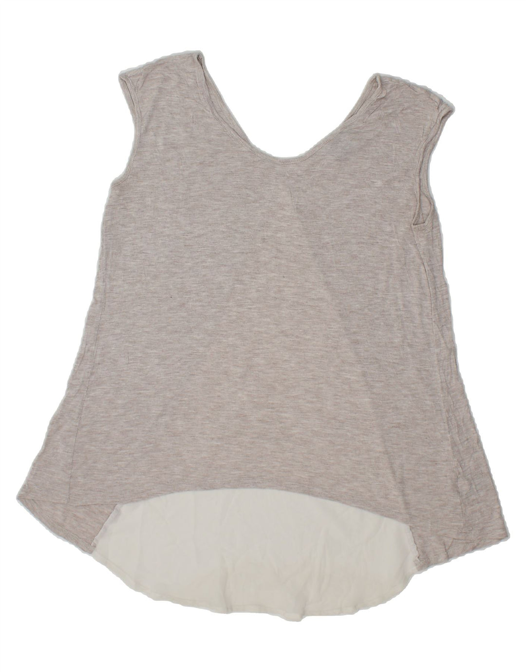 MOSSIMO Womens Sleeveless Blouse Top UK 14 Large Grey Rayon Vintage Mossimo and Second-Hand Mossimo from Messina Hembry 