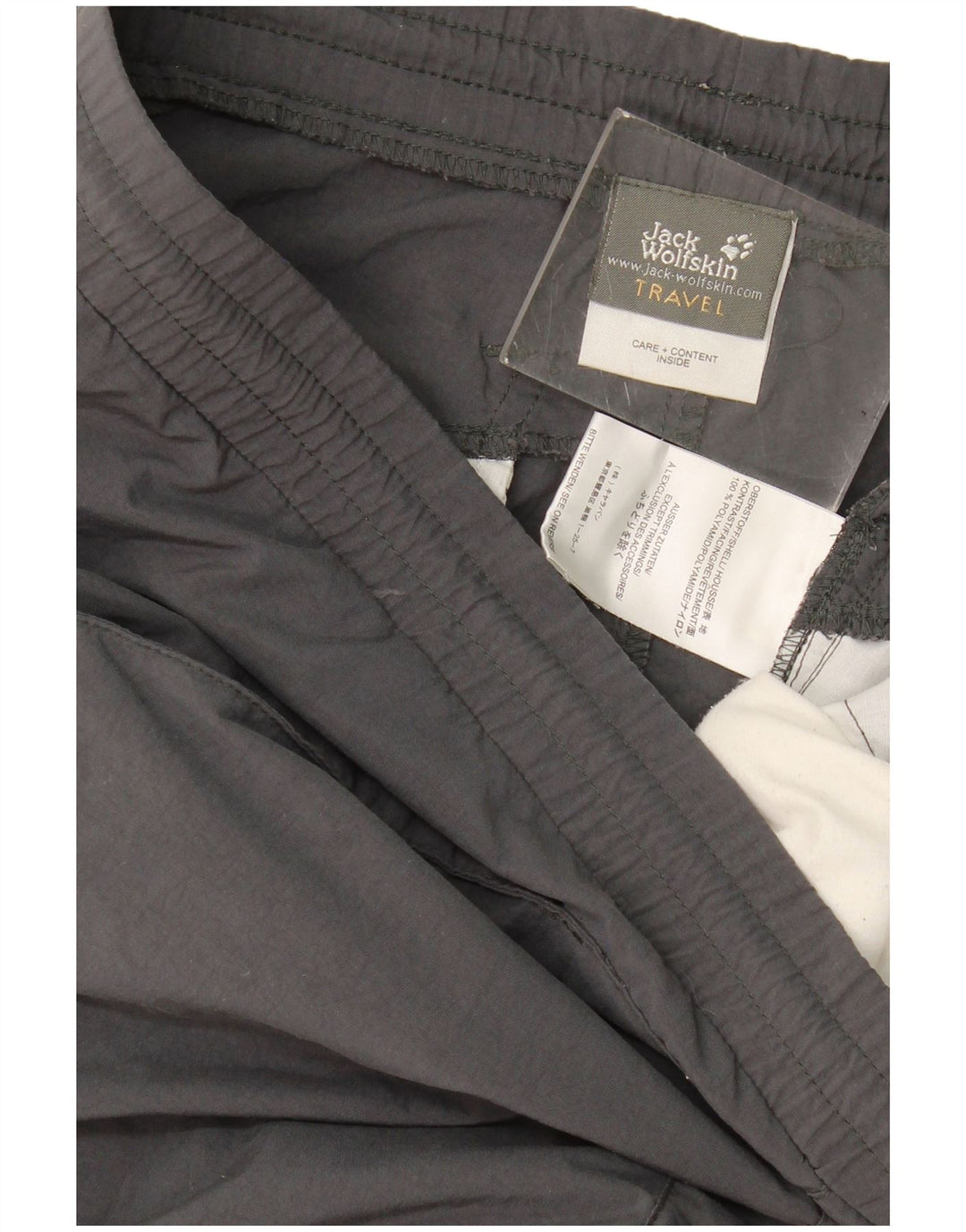 Jack Wolfskin Womens Capri Tracksuit Trousers UK 14 Medium Grey Colourblock