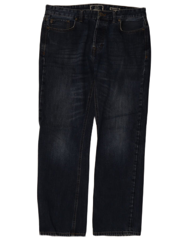 Fat Face Mens Straight Jeans 34 L30 Navy Blue