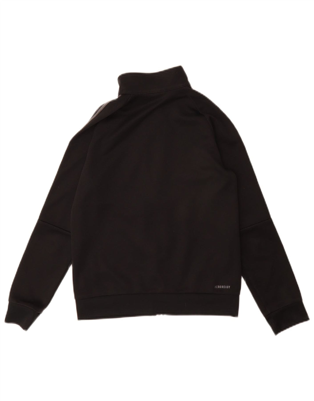 Adidas Boys Aeroready Tracksuit Top Jacket 11-12 Years Black