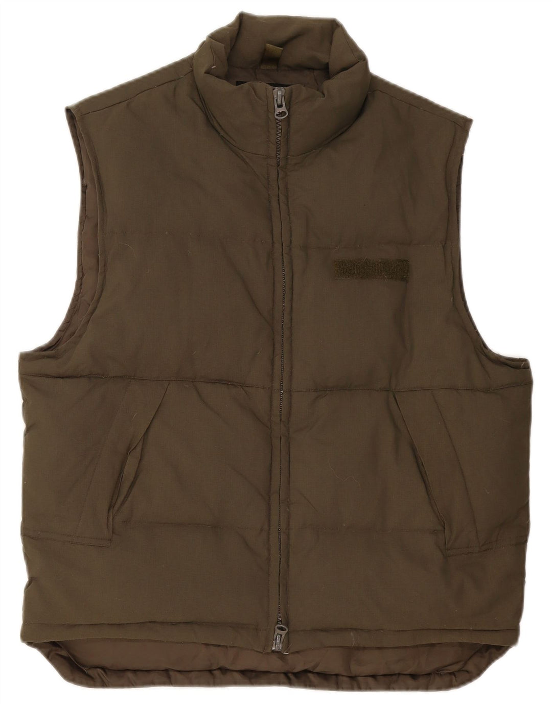 Wrangler Mens Padded Gilet UK 40 Large Khaki