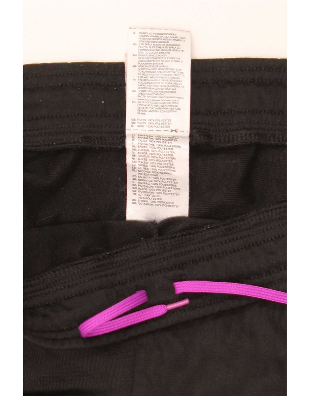 Adidas Womens Tracksuit Trousers UK 8/10 Small  Black Polyester