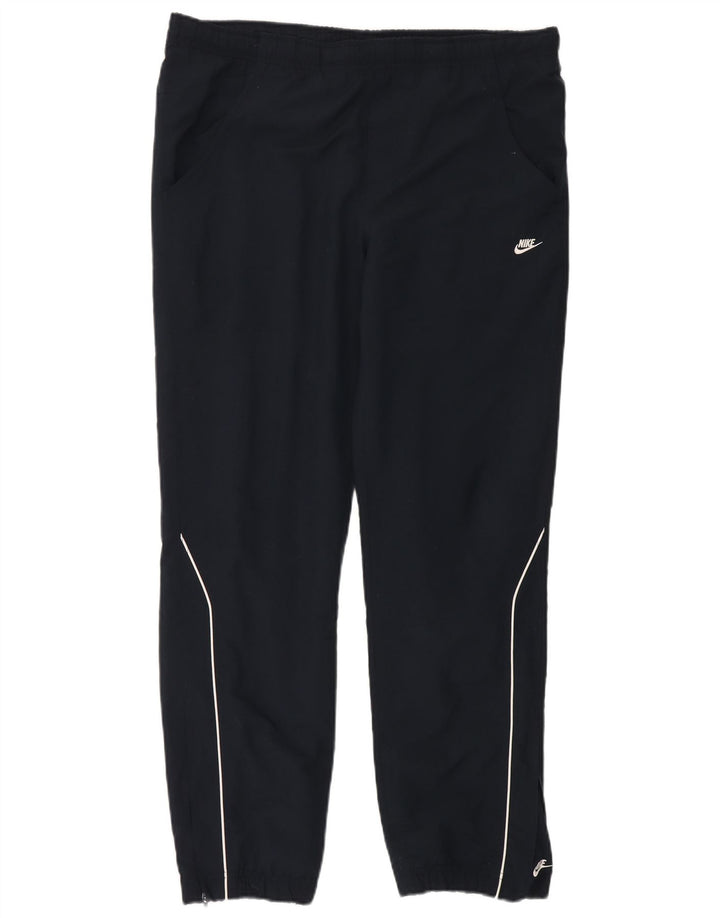 Nike Mens Tracksuit Trousers Joggers Medium Navy Blue Polyester
