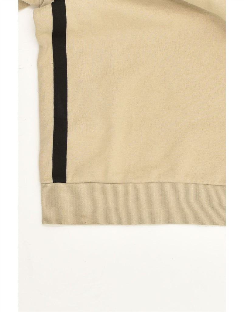 DKNY Mens Graphic Sweatshirt Jumper Medium Beige Cotton | Vintage Dkny | Thrift | Second-Hand Dkny | Used Clothing | Messina Hembry 