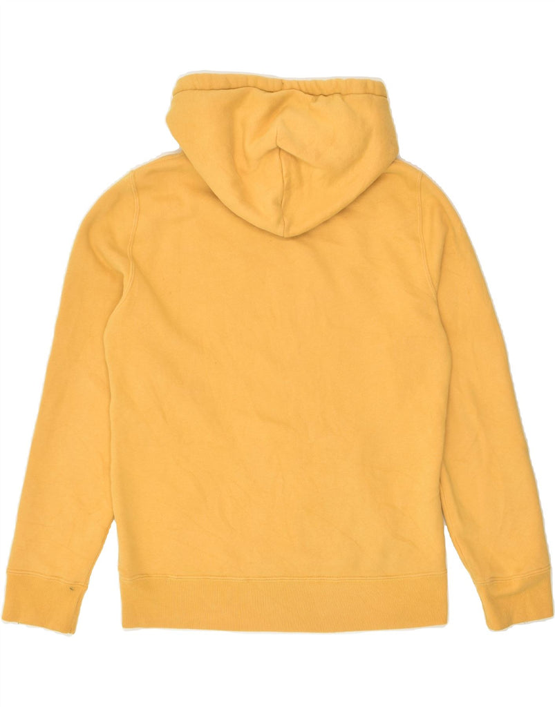 HOLLISTER Mens Graphic Hoodie Jumper Small Yellow Cotton | Vintage Hollister | Thrift | Second-Hand Hollister | Used Clothing | Messina Hembry 