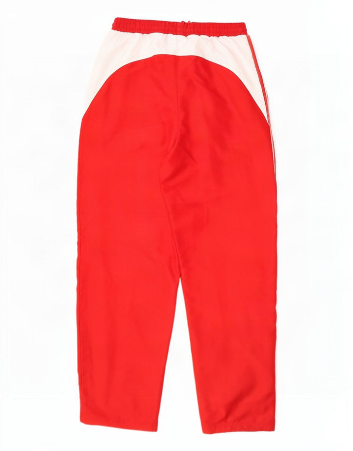 Umbro Mens Tracksuit Trousers Medium Red Colourblock Polyester