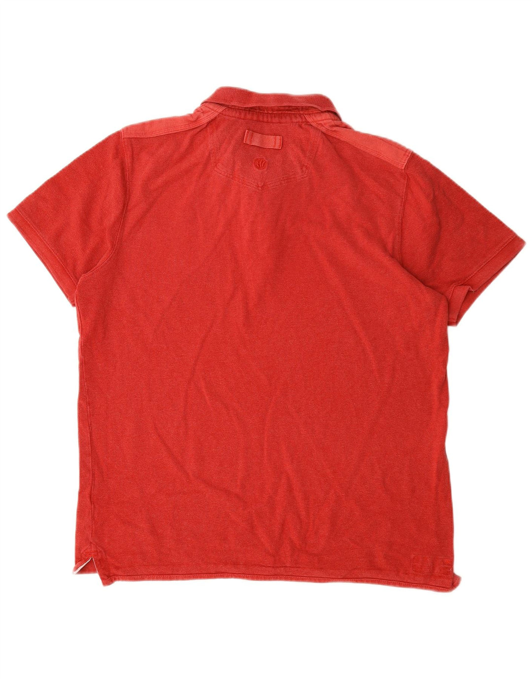 Fat Face Mens Polo Shirt Large Red Cotton