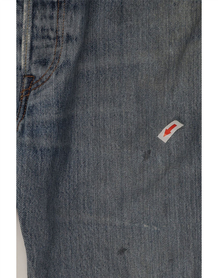 Levi's Mens 501 Distressed Denim Shorts W32 Medium Blue Cotton