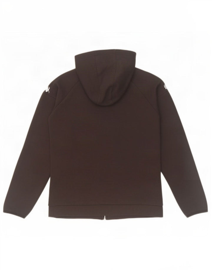 Kappa Womens Zip Hoodie Sweater UK 14 Medium Black