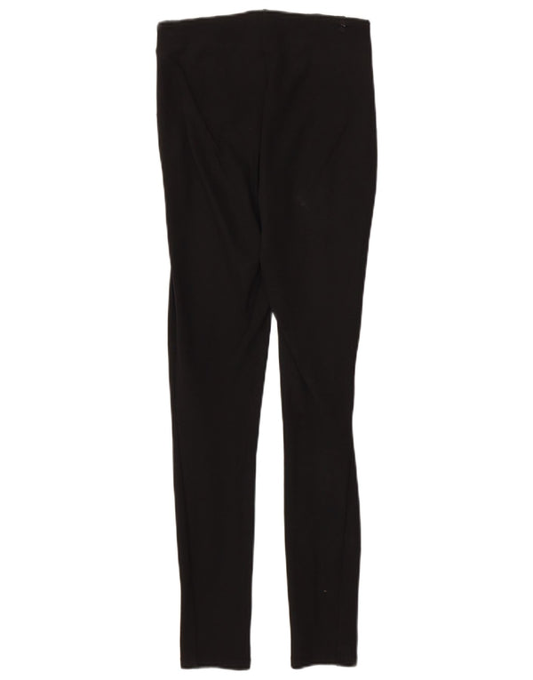 Zara Womens High Waist Skinny Casual Trousers XS W24 L27 Black