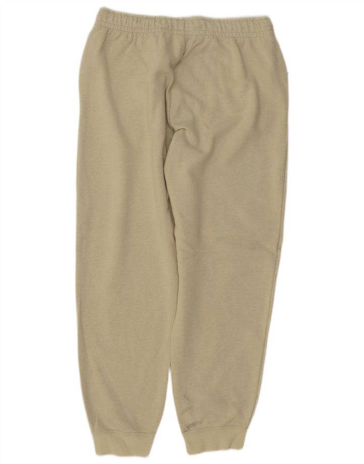 Nike Womens Tracksuit Trousers Joggers UK 12 Medium Beige Cotton