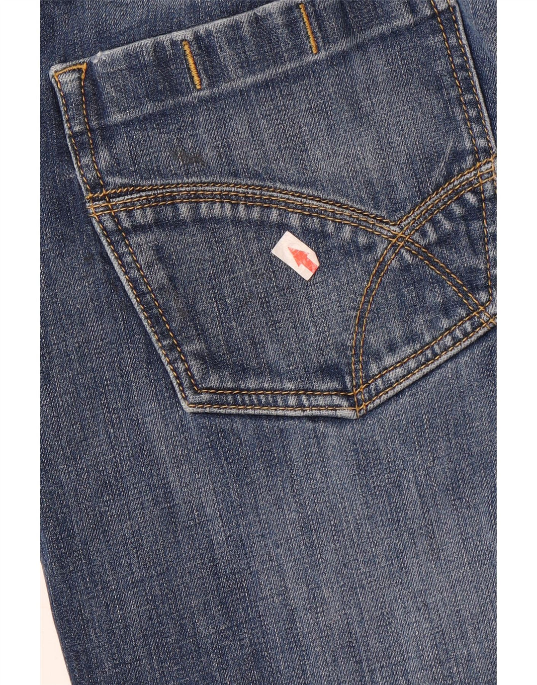 Gas Mens Memphis Straight Jeans W40 L28 Blue Cotton
