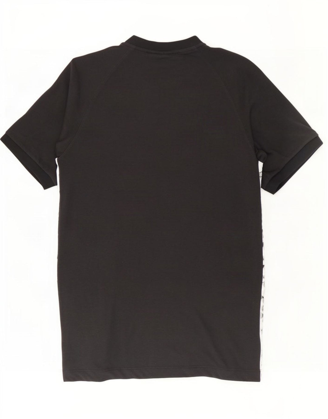 Adidas Mens Graphic T-Shirt Top Small Black Colourblock Polyester