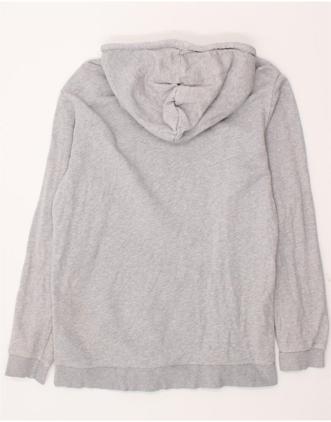 ADIDAS Mens Hoodie Jumper Medium Grey Cotton Vintage Adidas and Second-Hand Adidas from Messina Hembry 