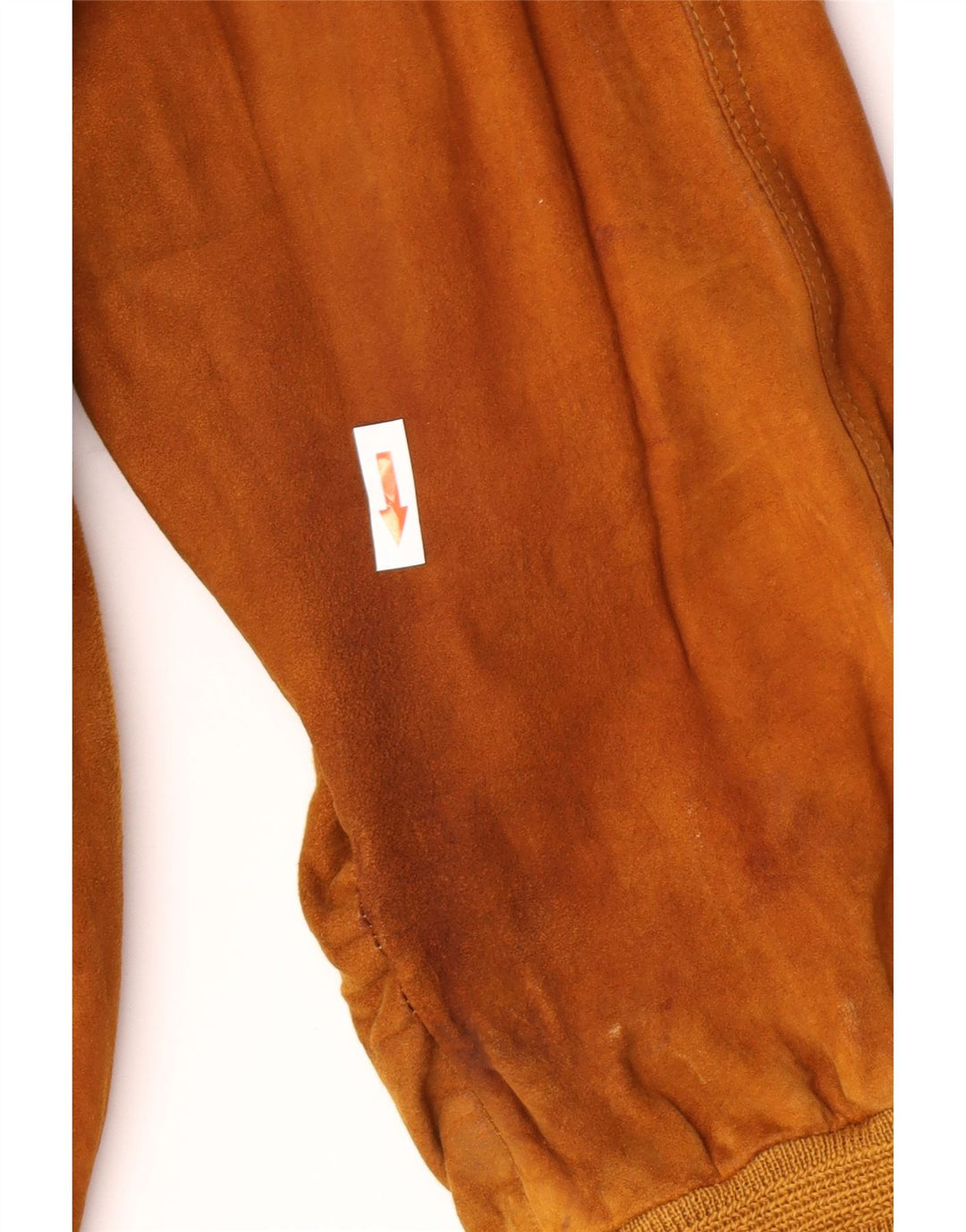 Harry&Moore Mens Suede Bomber Jacket EU 56 3XL Beige Leather